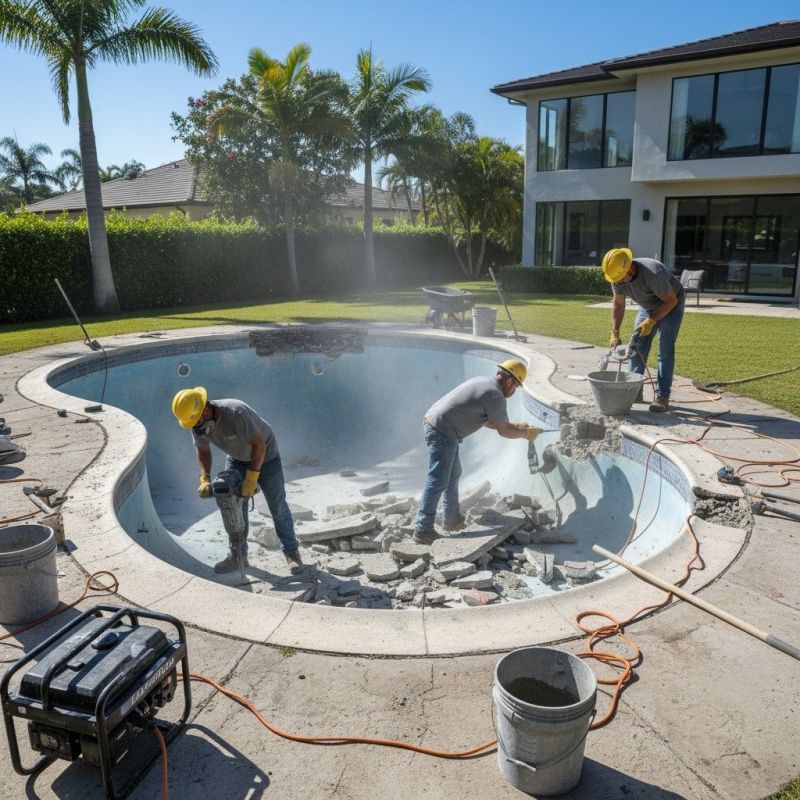 Concrete Pool Service detail